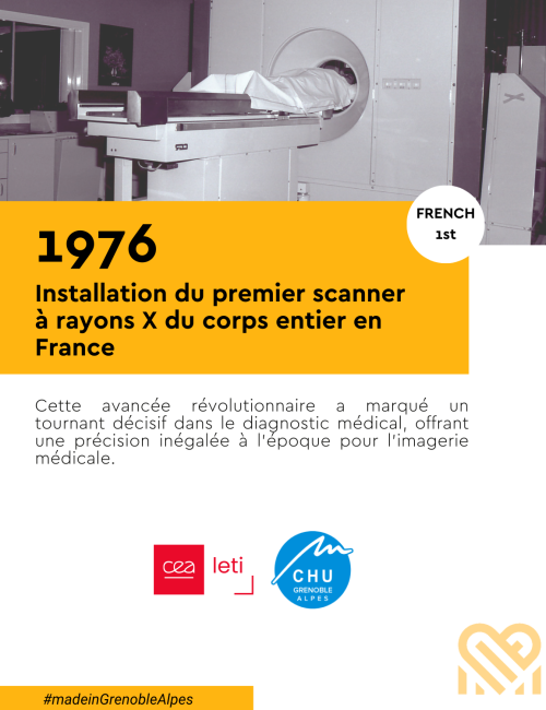 1976 : Installation du premier scanner à rayons X du corps entier en France